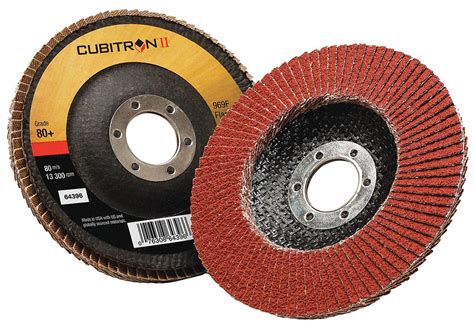 3M CUBITRON II, Type 29, 5" x 7/8", Flap Disc - 448F18|7100104928 ...