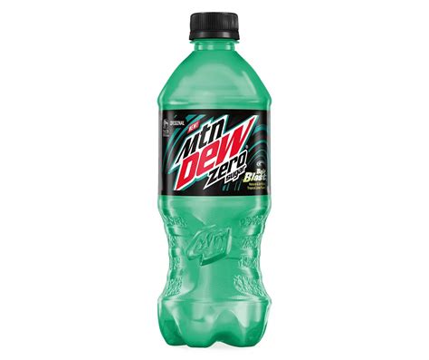 Mountain Dew Mtn Dew Baja Blast Zero Sugar DEW Natural & Artificial ...