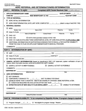 Dhs 1180 - Fill Online, Printable, Fillable, Blank | pdfFiller