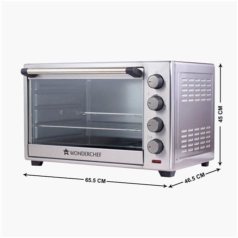 Buy WONDERCHEF Silver Stainless Steel Oven Toaster Griller from ...