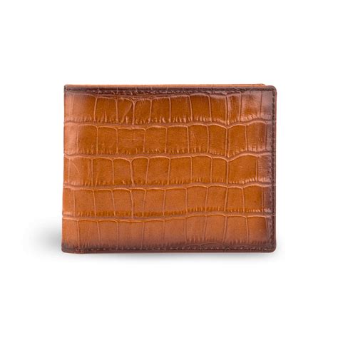 Urban Croco Removable Passcase RFID Wallet