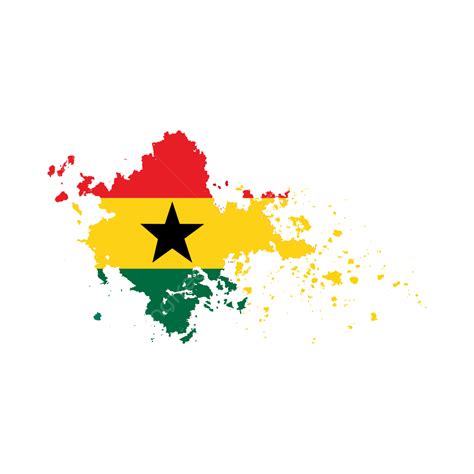 Ghana Flag Vector Art PNG, Ghana Flag Brush, Ghana Png, Brush Flag, Ghana Flag PNG Image For ...