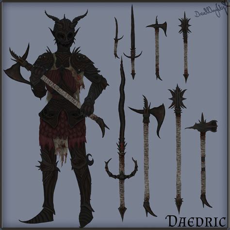 Skyrim Daedric Weapons