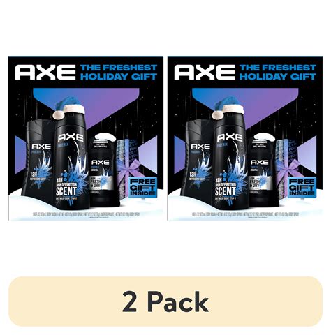 (2 pack) Axe Gift Set Body Wash Deodorant Spray Antiperspirant ...