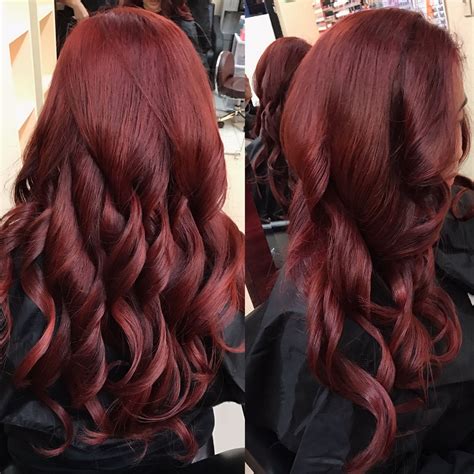 Dark red/mahogany hair | Red hair color, Mahogany red hair, Hair color