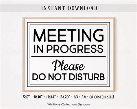 Do Not Disturb Printable Sign/do Not Use Door Sign Printable