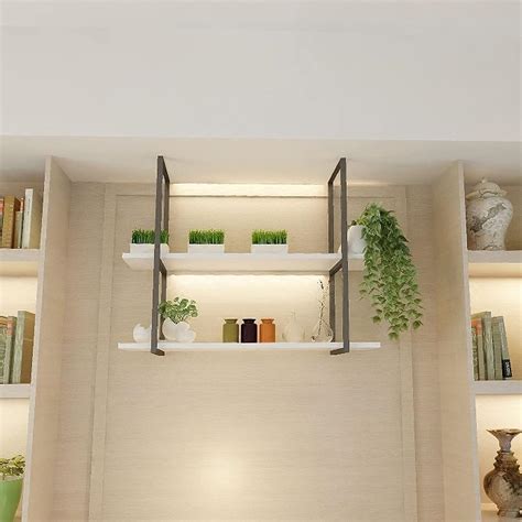 Amazon.com: Rack Ceiling Shelf Ceiling Floating Flower Stand,Industrial ...