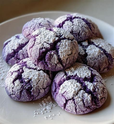 magische ube crinkle cookies in 30 minuten - Wilingga Recepten