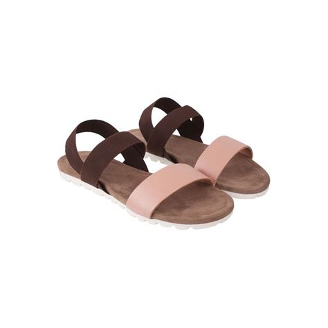Buy LAZERA SHOES Womens Relaxed Fit Flat Weekend Sandal Peach Online