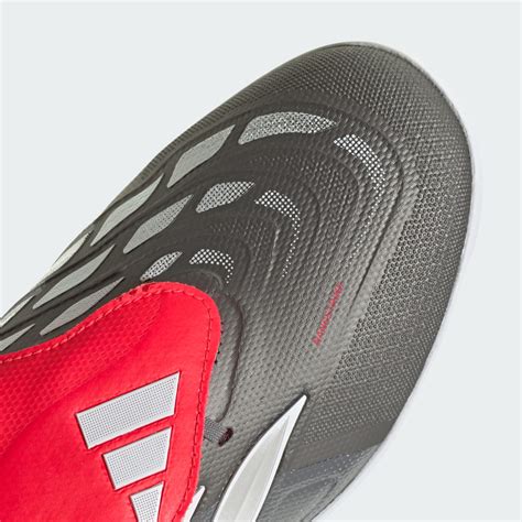 Boots - PREDATOR LEAGUE Fold-Over Tongue Turf Football Shoes - Grey ...