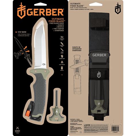 Gerber Ultimate Survival Fixed Blade Knife Canada at Tashia Wood blog