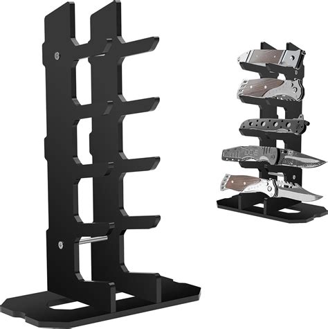 Amazon.com: Cosmos Acrylic Knife Display Stand, Pocket Knife Holder EDC Knife Organizer Rack ...