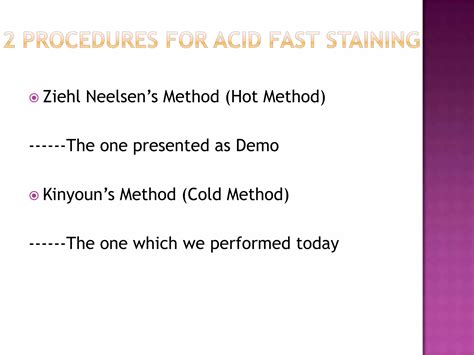 Image result for Acid-Fast Staining Method