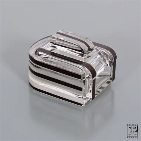 Art Deco glass box in ocean liner design - ZEITLOS – BERLIN