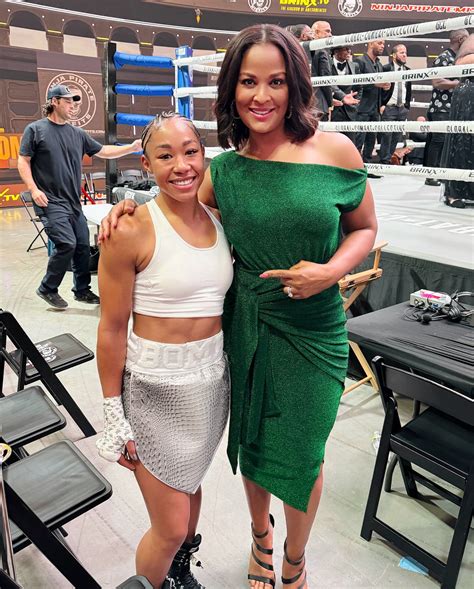 Laila Ali | @alyciabaumgardner So proud watching you in action, live ...