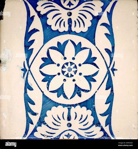 Spanish - Portuguese Tile Stock Photo - Alamy