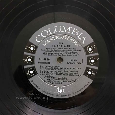 The Styrous® Viewfinder: 20,000 Vinyl LPs 87: The Pajama Game ~ the musical