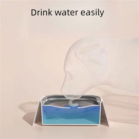 Bol à eau flottant pour chien sans mouillage. Bol à eau pour chat sans ...