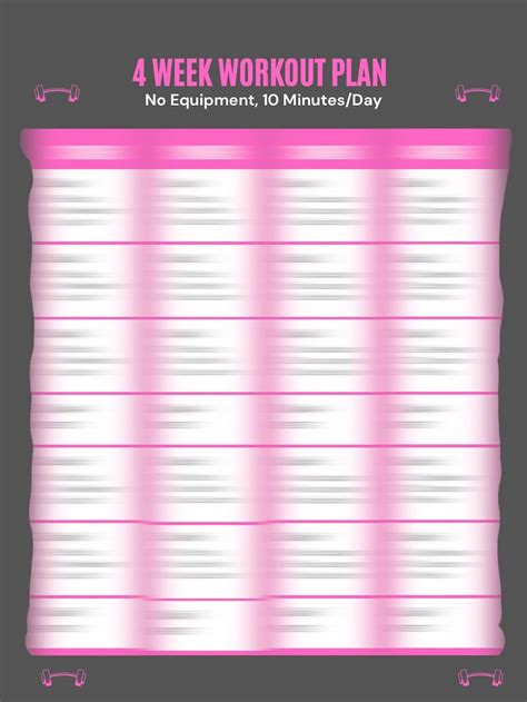 Four Weeks Exercise Plan 的图像结果