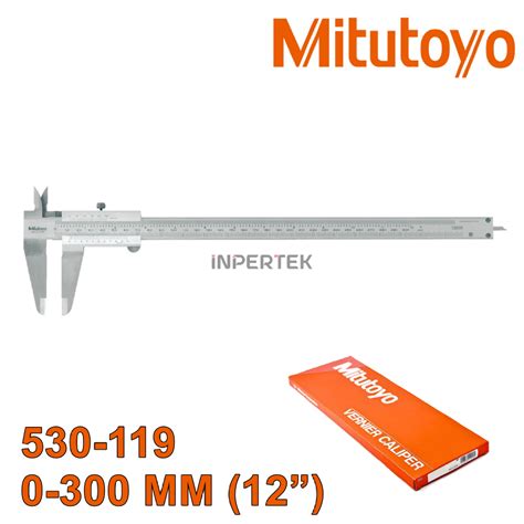 Jual Vernier Manual Caliper 300 mm MITUTOYO 530-119 0.02 Sigmat 12 Inch ...