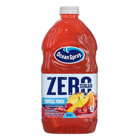 Amazon.com : Ocean Spray® ZERO Sugar Tropical Punch Juice Drink ...