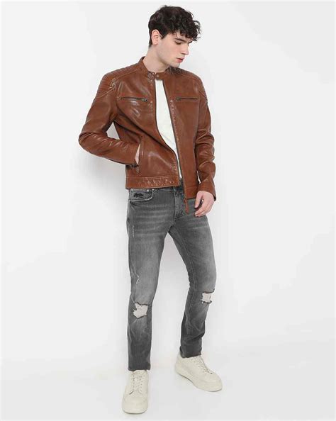 VINTAGE RACER LEATHER JACKET