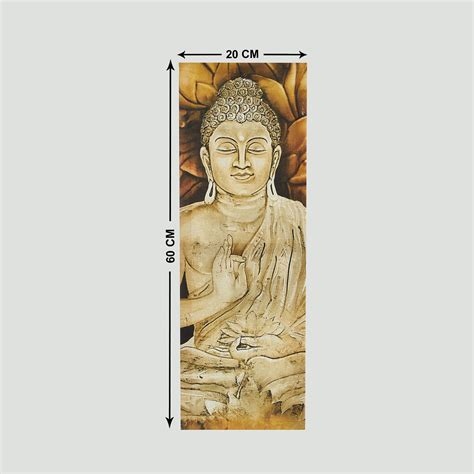 Buy Ananda Buddha Set of 5 Canvas Picture Frames - 20x40cm from Home ...