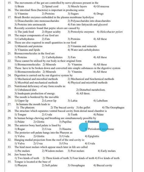 Needed a Test for digestion and? Related: Digestion and Absorption 1 ...