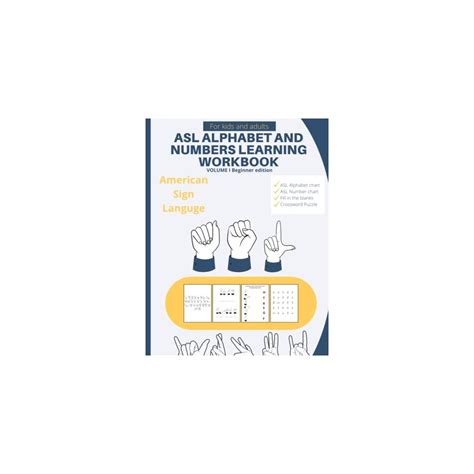 Buy ASL Alphabet and Numbers Learning Workbook: Learn to fingerspell ...