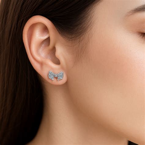 Bow & Sparkle Stud – Zever4u