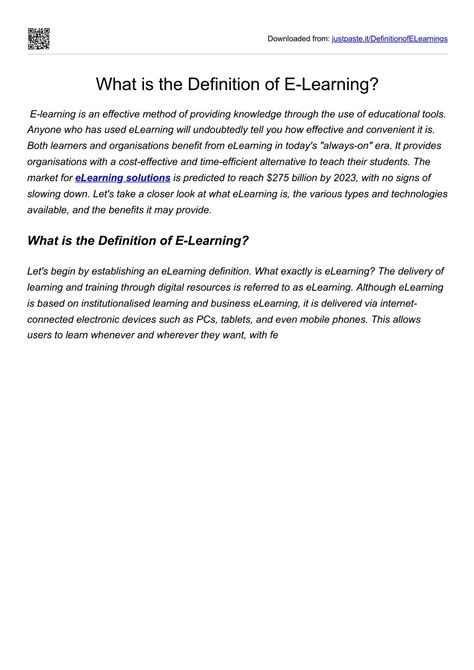 e-Learning Definition 的图像结果