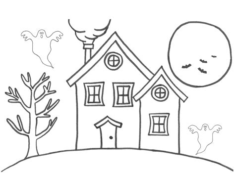 Free Printable House Coloring Pages For Kids
