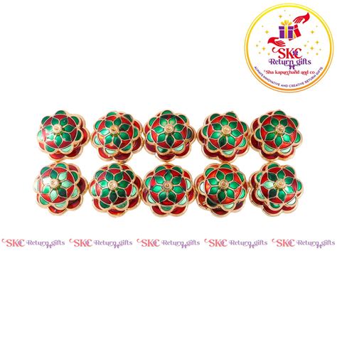 1*1 Meenakari Kum-kum Dabbi Single – Sha Kapurchand & Co