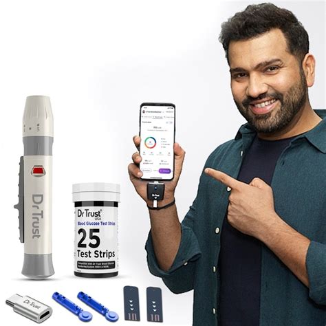 Dr Trust USA Blood Glucose Meter, Blood Sugar Test Machine