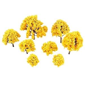 Yetaha 20 Multi Scale Model Trees, Train Railroad Diorama Wargame ...