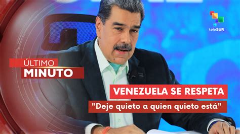 Pdte. Maduro rechaza amenazas contra migrantes venezolanos en Chile