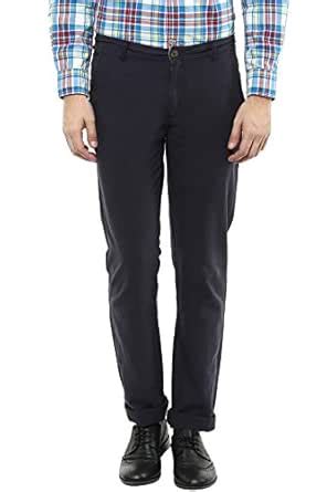 Urban Eagle by Pantaloons Men Casual Pant _Navy_32 : Amazon.in: Fashion