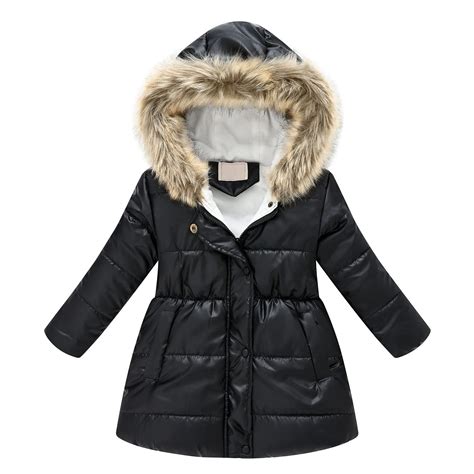 Hooded Pea Coats For Juniors