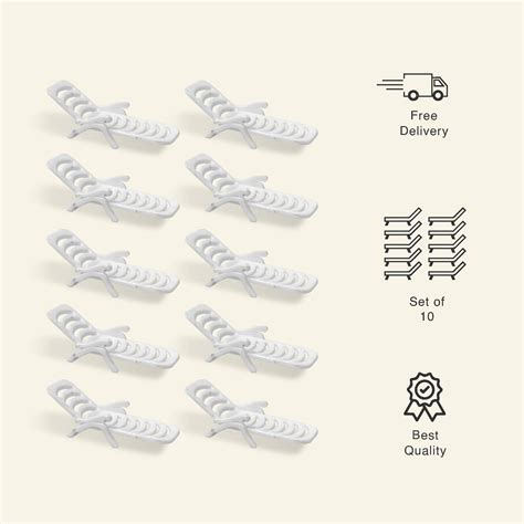 Beach Bench - Set of 10 - Miniature Decor – Leafy Island