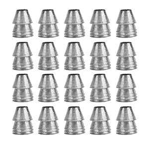 20pcs Safety Round Handle Wedges Steel Hammer Handle Splitting Wedge ...