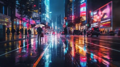 Rain Night City 的图像结果