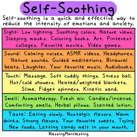 Distress Tolerance: Self-Soothing | Self-Love Rainbow