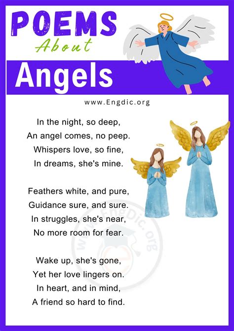 20+ Short Poems about Angels in 2025 | Poems, Christian poems ...