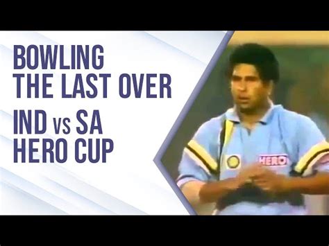 "Sachin Tendulkar recalls his last over heroics with the ball in the ...