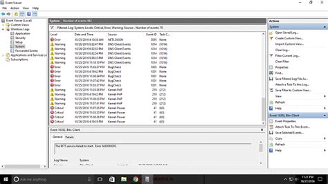 Image result for Event Viewer Errors