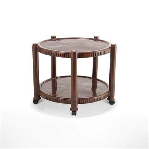 MAHARAJA T5 Plastic Trolley Tables for Home Décor | Round Plastic ...