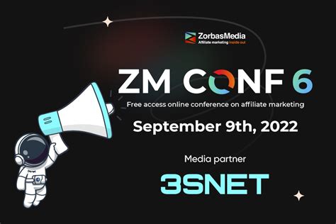 ZM CONF 6 online conference will be held on 9 September – 3S.INFO