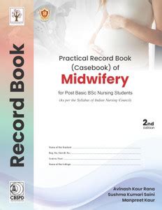 Practical Record Book Of Midwifery (Case Book) For Post Basic Bsc ...