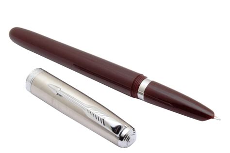 Ledos Jinhao 86 Classic Fountain Pen Hooded Fine Nib Burgundy Fiber ...