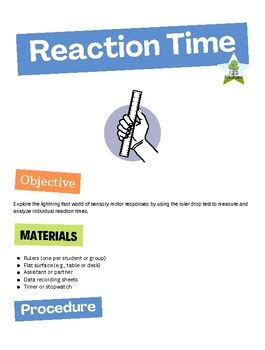 Image result for Reaction Time Science Experiment
